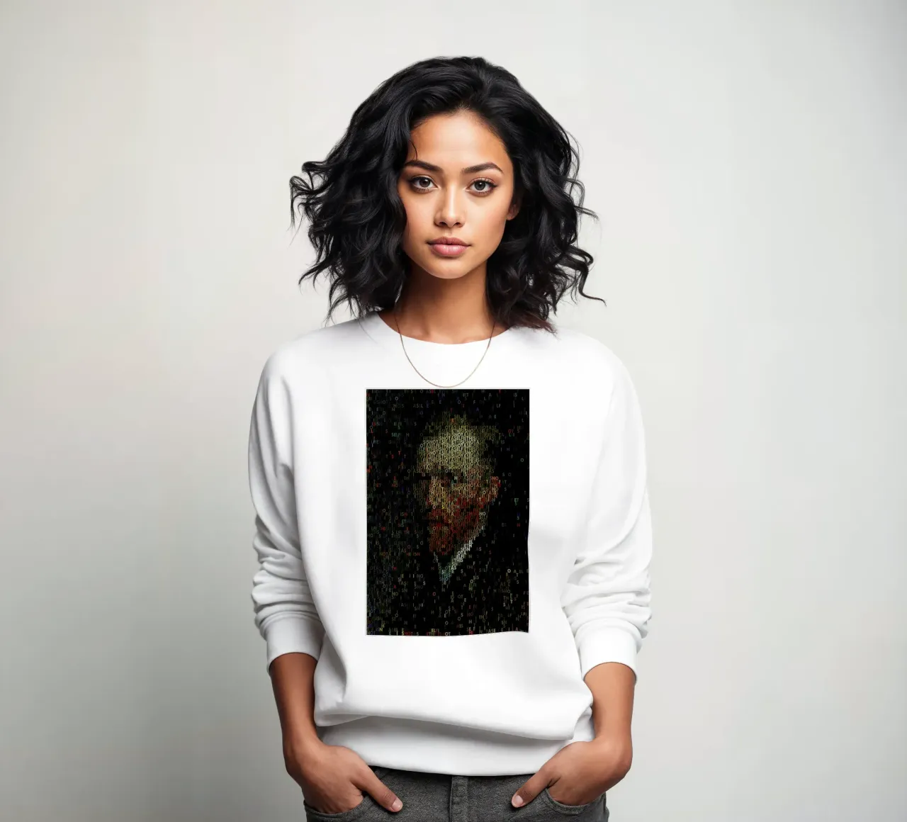 This Is Not A Selfie Sweatshirt von Robotic Ewe