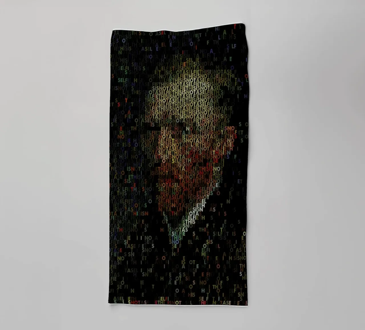 This Is Not A Selfie towel by Robotic Ewe