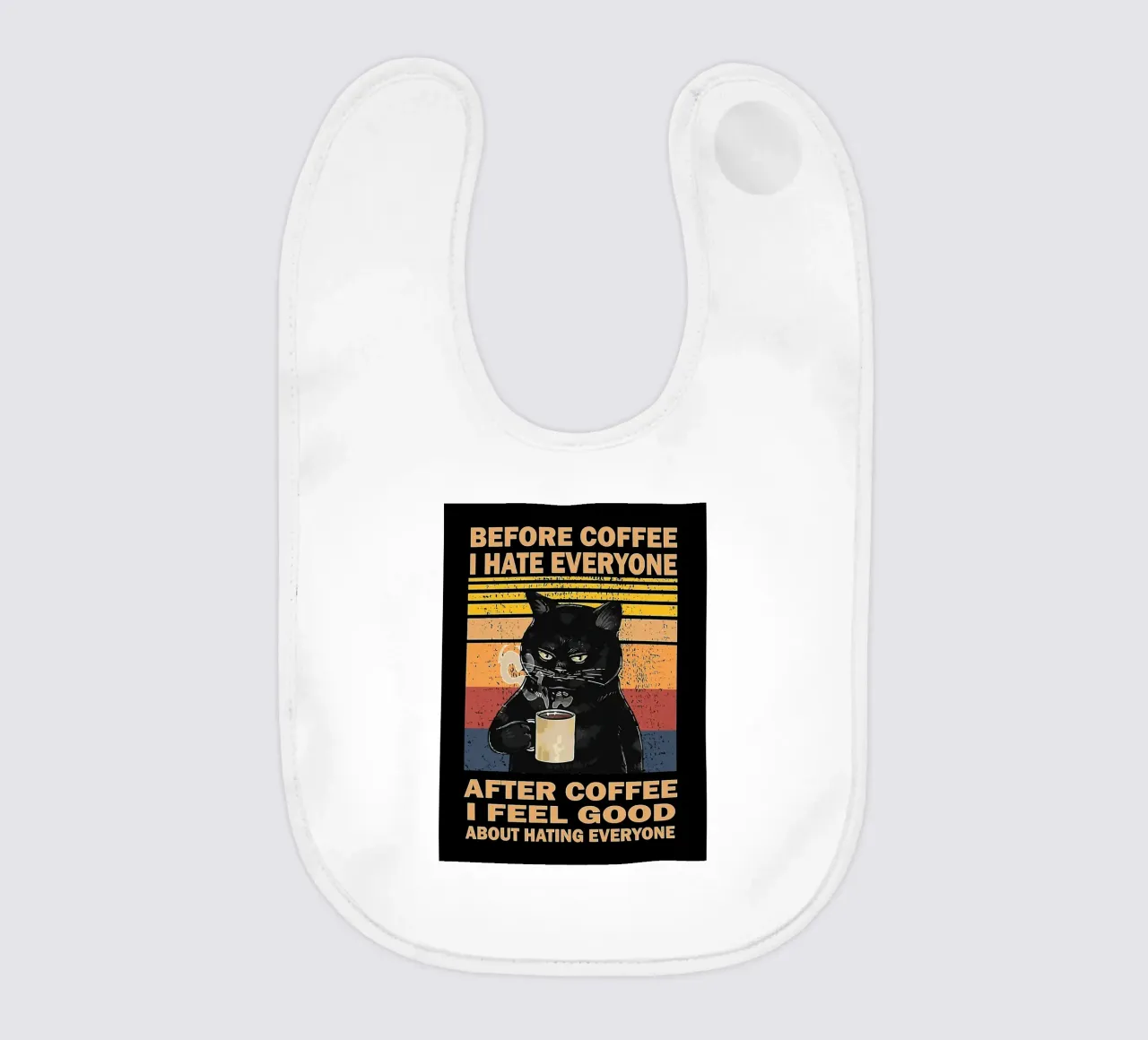 Caffè Gatto Mood bavaglino da Liam Johnson