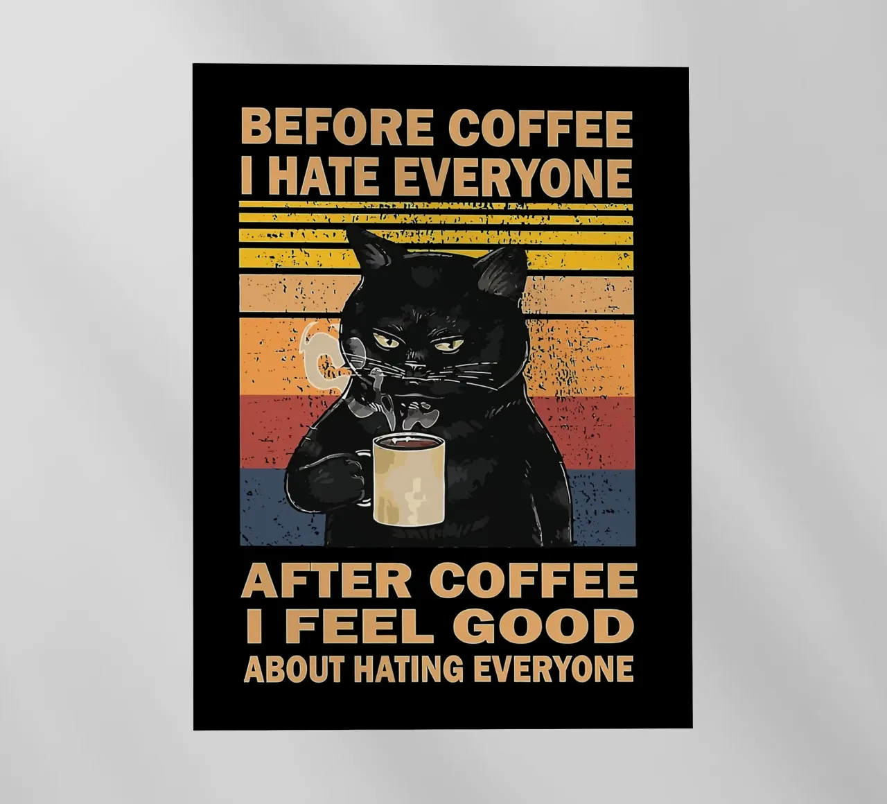 Caffè Gatto Mood pellicola backlit da Liam Johnson
