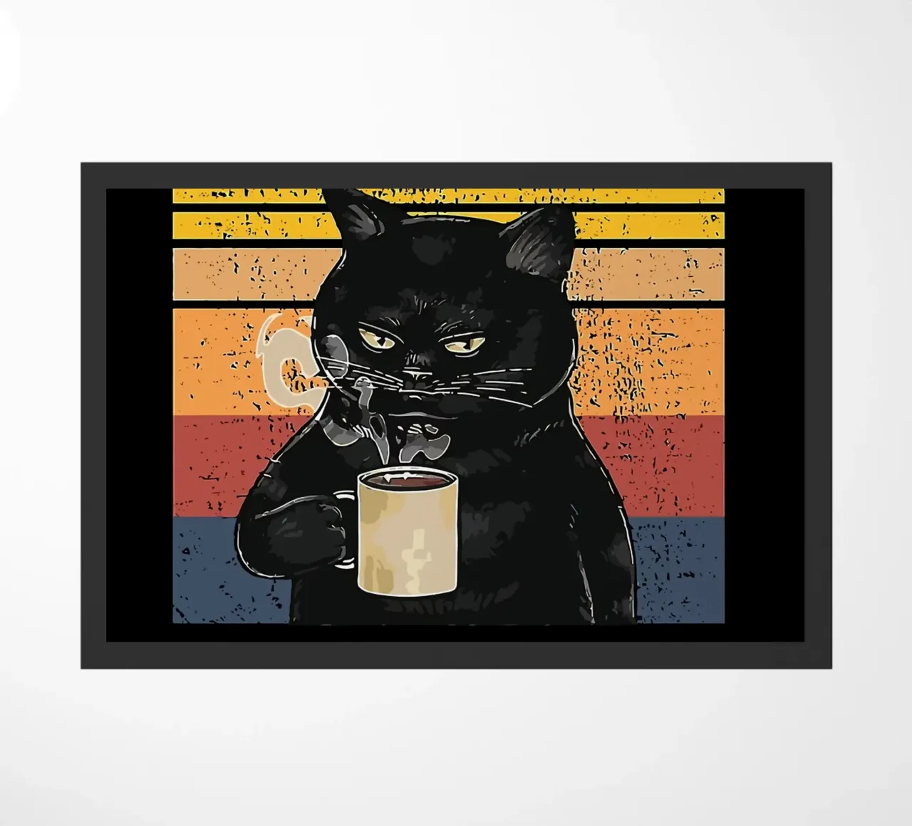 Caffè Gatto Mood zerbino da Liam Johnson