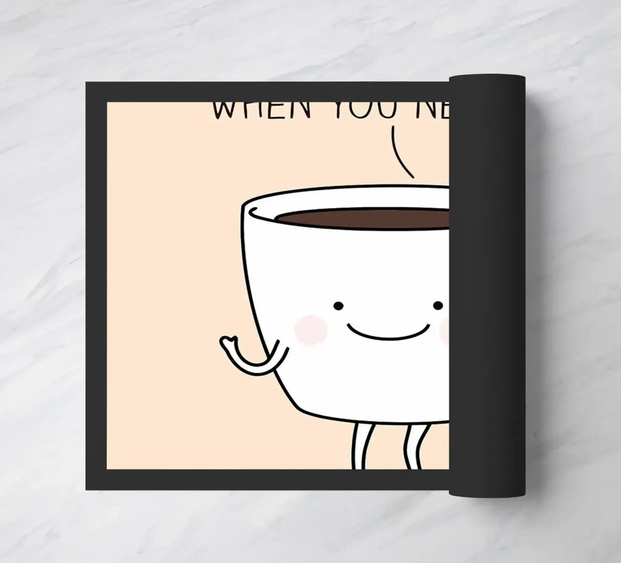 Illustrazione di tazze di caffè zerbino da Liam Johnson