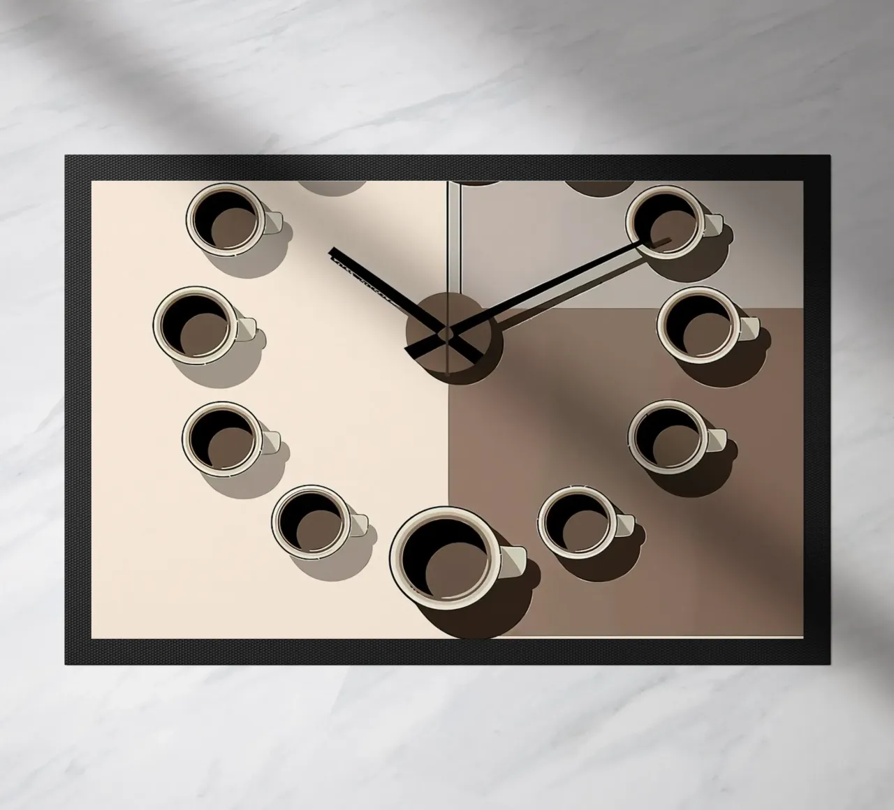 Orologio da caffè - Tempo scaduto zerbino da Liam Johnson