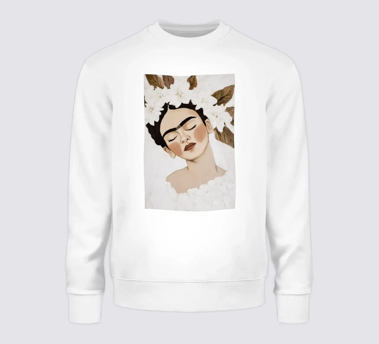 Incantevole delicatezza di Frida Kahlo felpa da Carinaprint