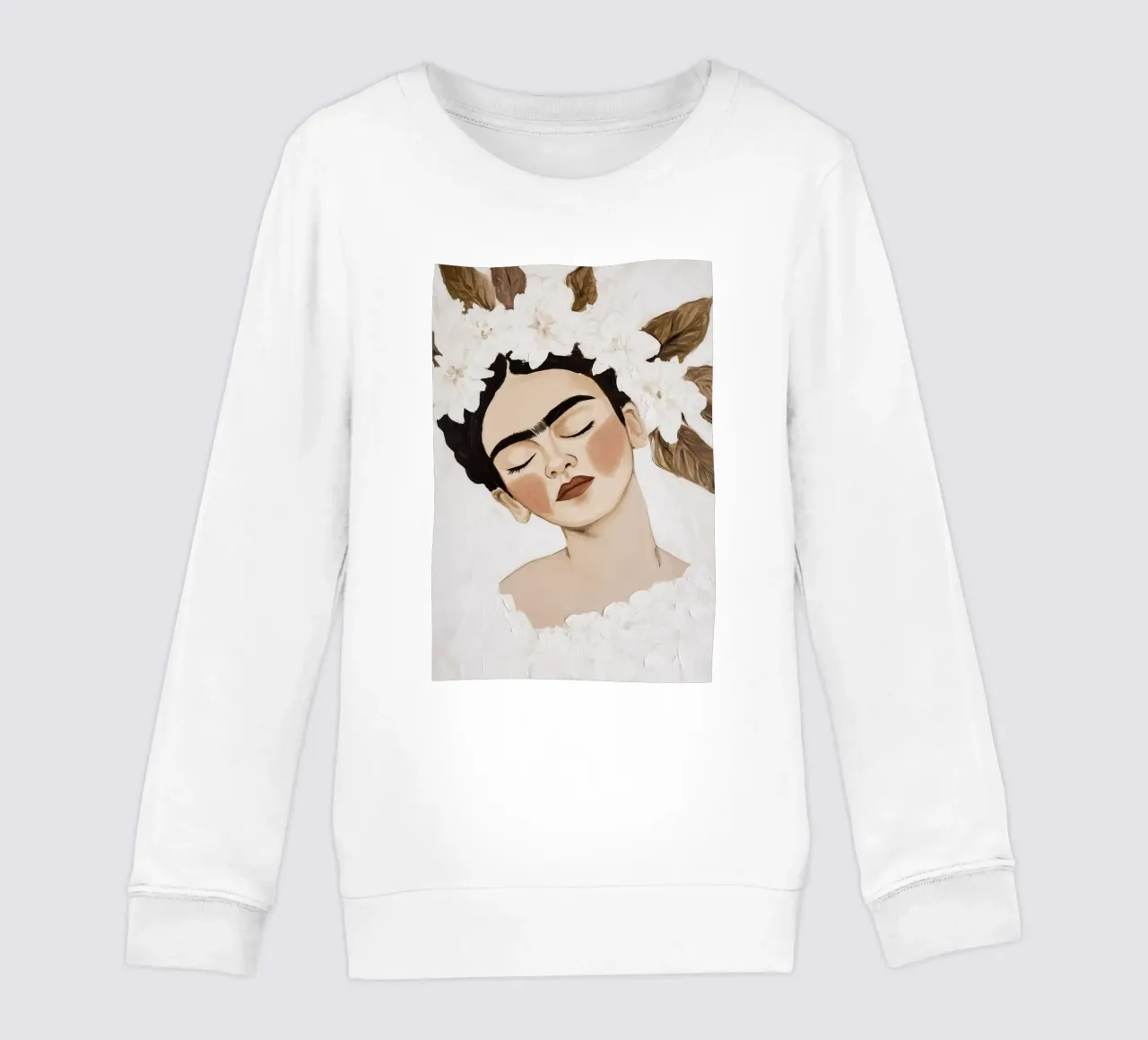 Incantevole delicatezza di Frida Kahlo felpa bambino da Carinaprint