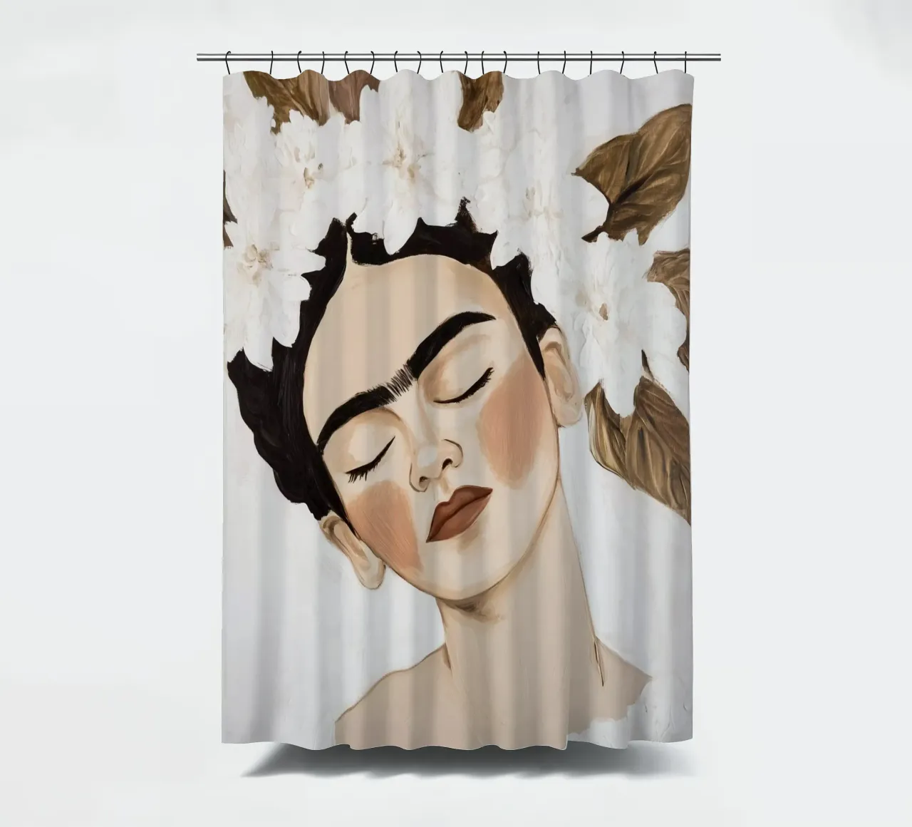 Incantevole delicatezza di Frida Kahlo tenda da doccia da Carinaprint