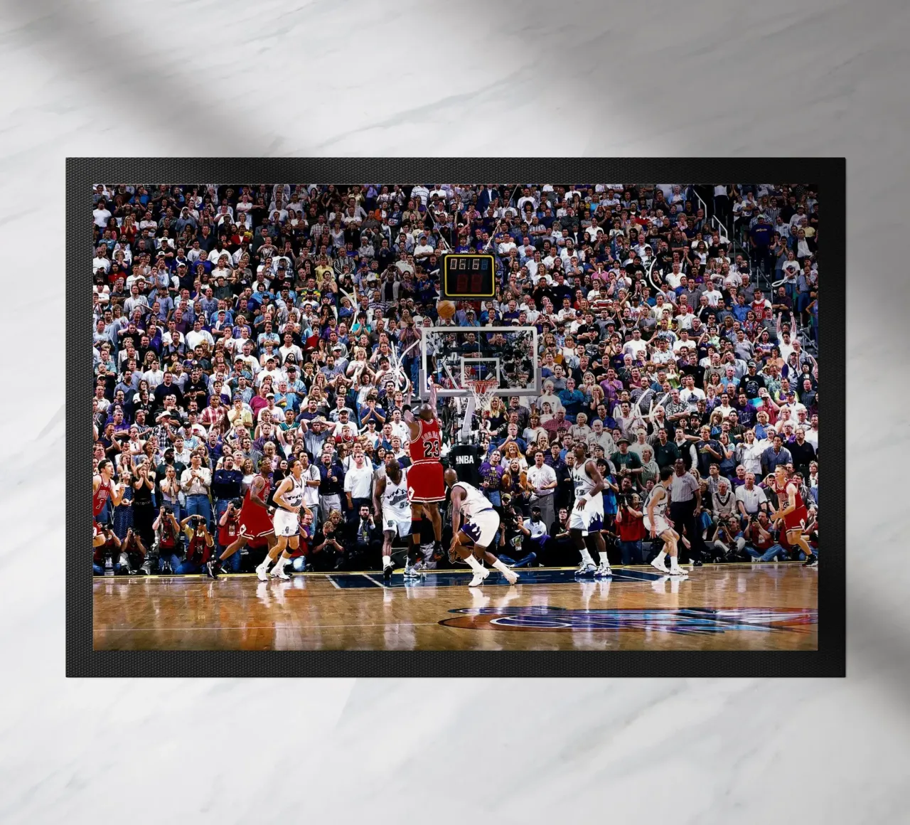 L'ultimo tiro di Michael Jordan zerbino da Courtney