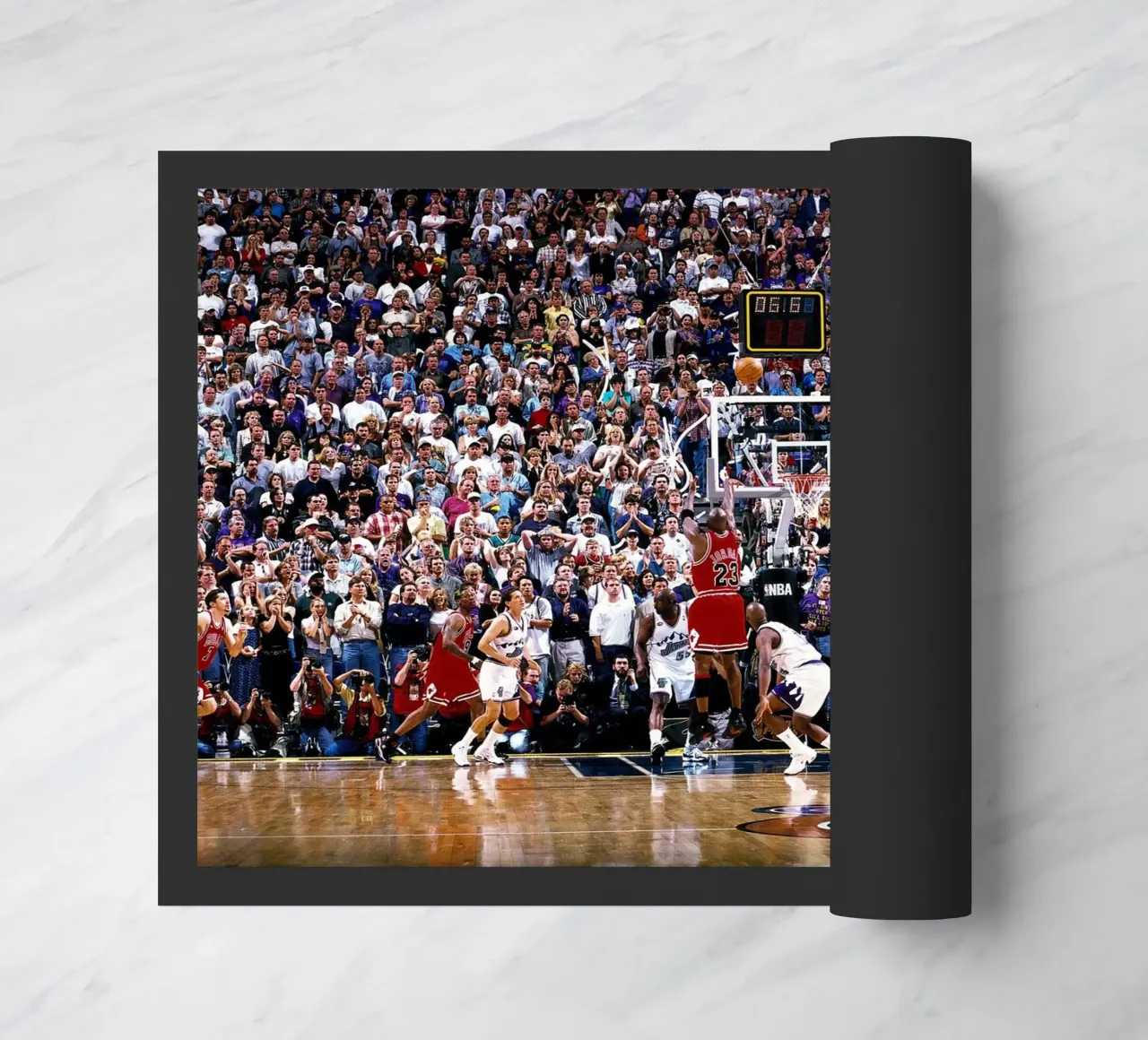 L'ultimo tiro di Michael Jordan zerbino da Courtney