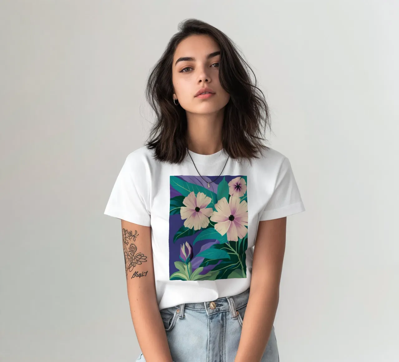 Sogno di un cosmo viola t-shirt da Kala Martir