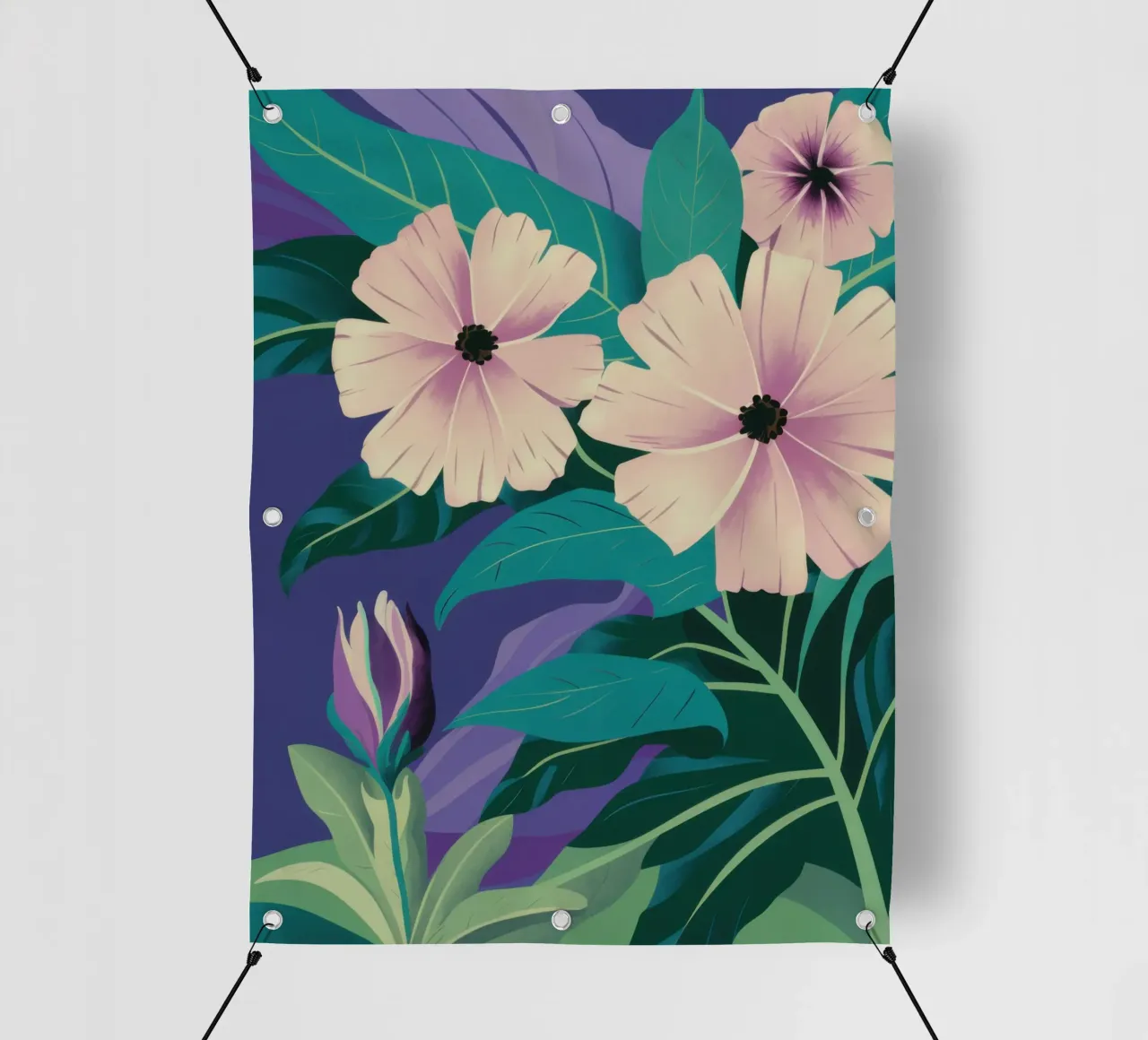 Sogno di un cosmo viola telo in pvc da Kala Martir