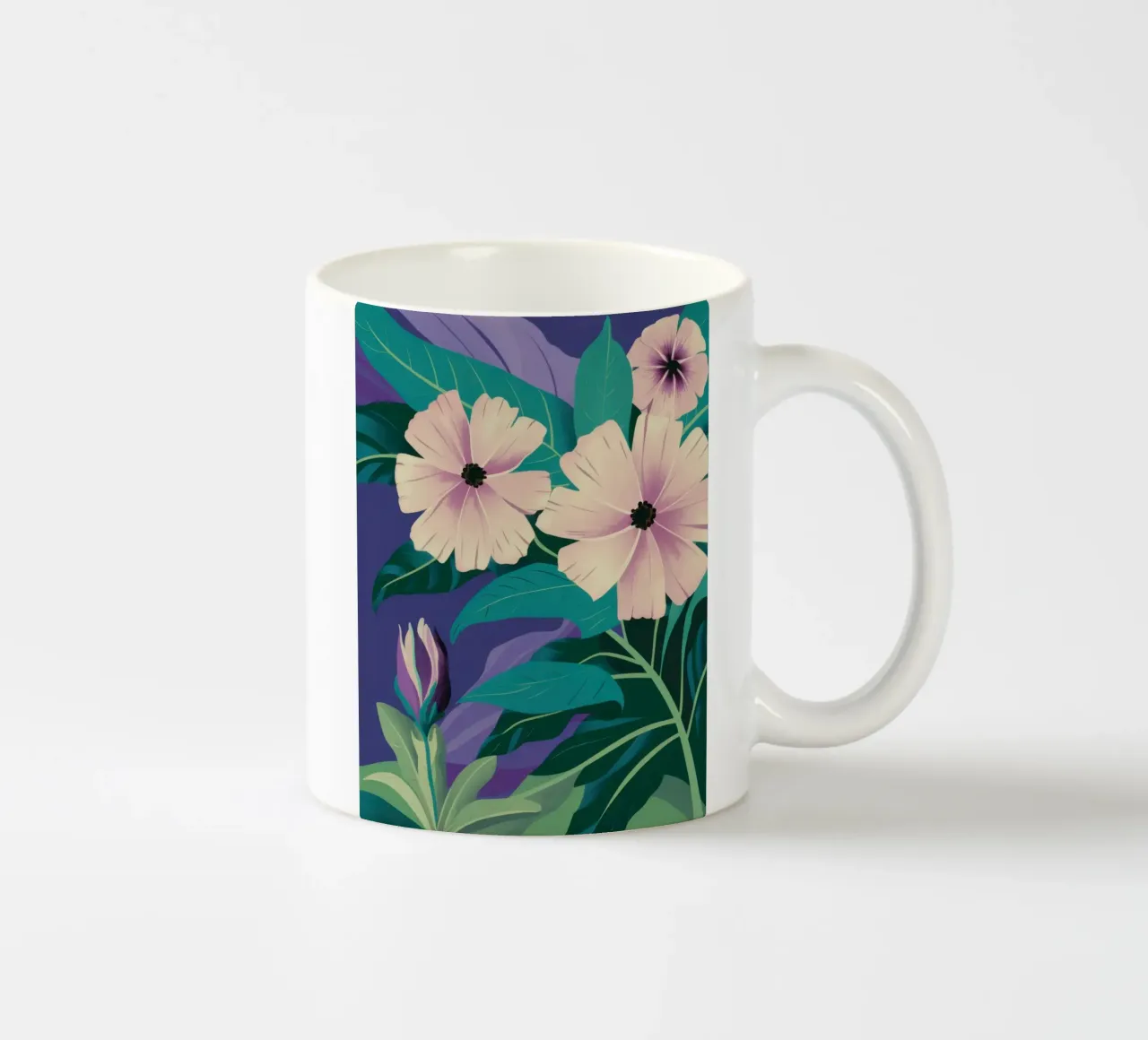 Sogno di un cosmo viola tazza in ceramica da Kala Martir