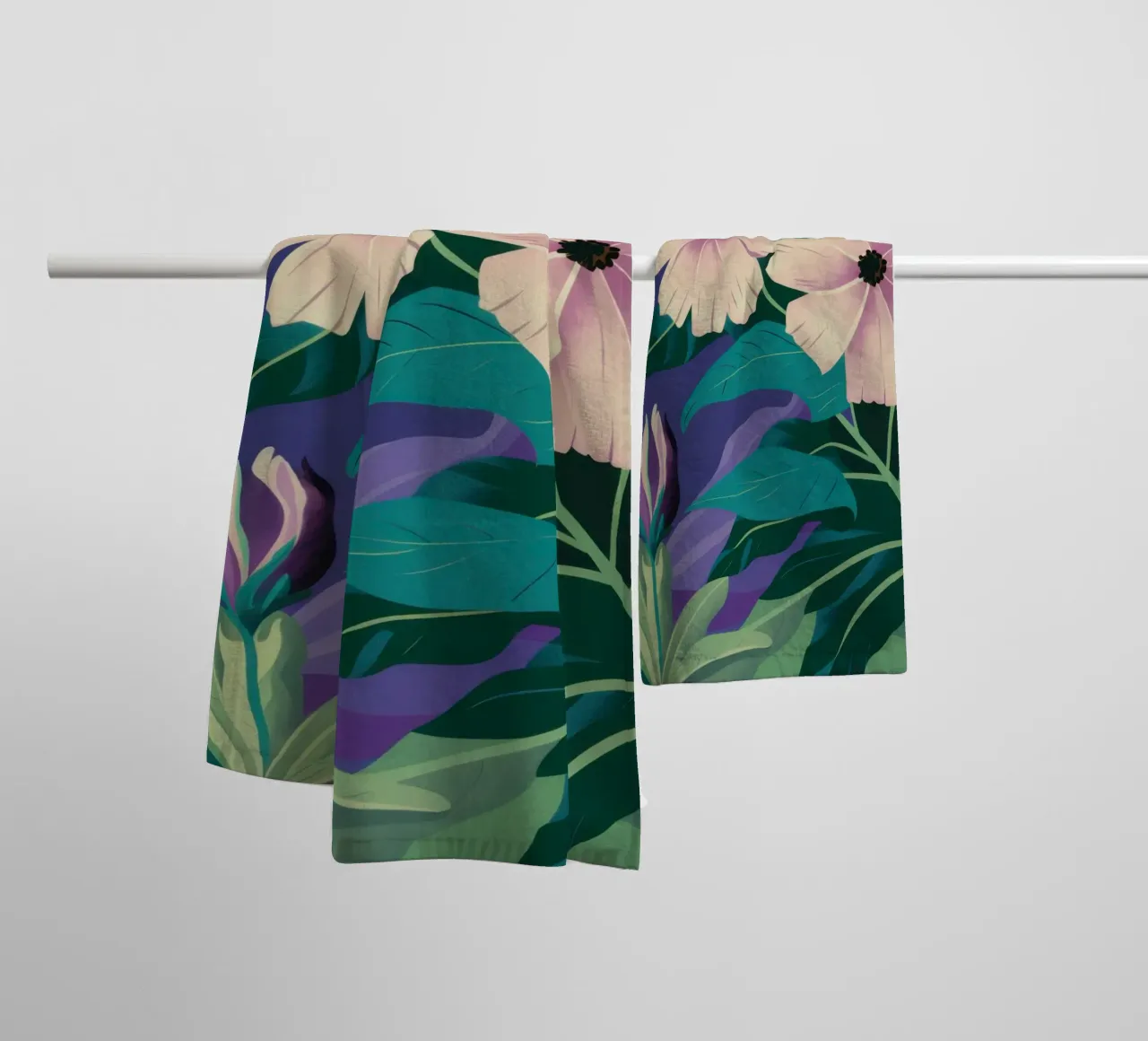Sogno di un cosmo viola asciugamano da bagno da Kala Martir