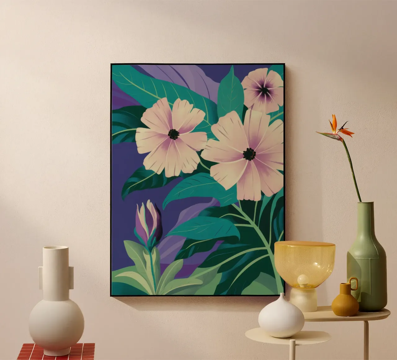 Sogno di un cosmo viola plexiglass da Kala Martir