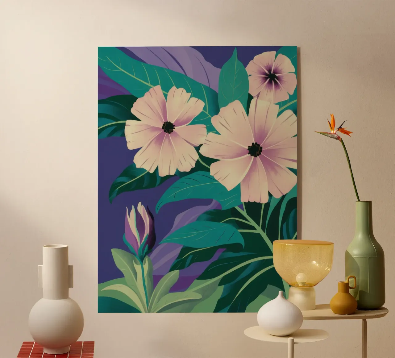Sogno di un cosmo viola plexiglass da Kala Martir