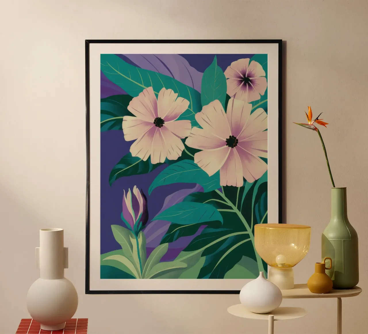 Sogno di un cosmo viola carta hahnemühle da Kala Martir