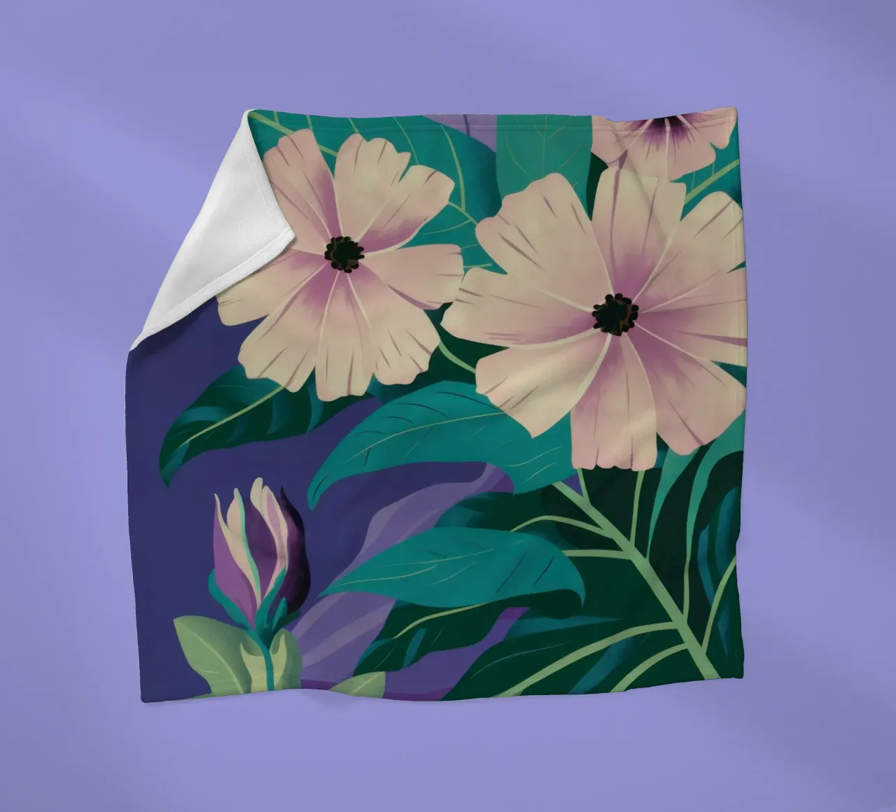 Sogno di un cosmo viola coperta in pile da Kala Martir