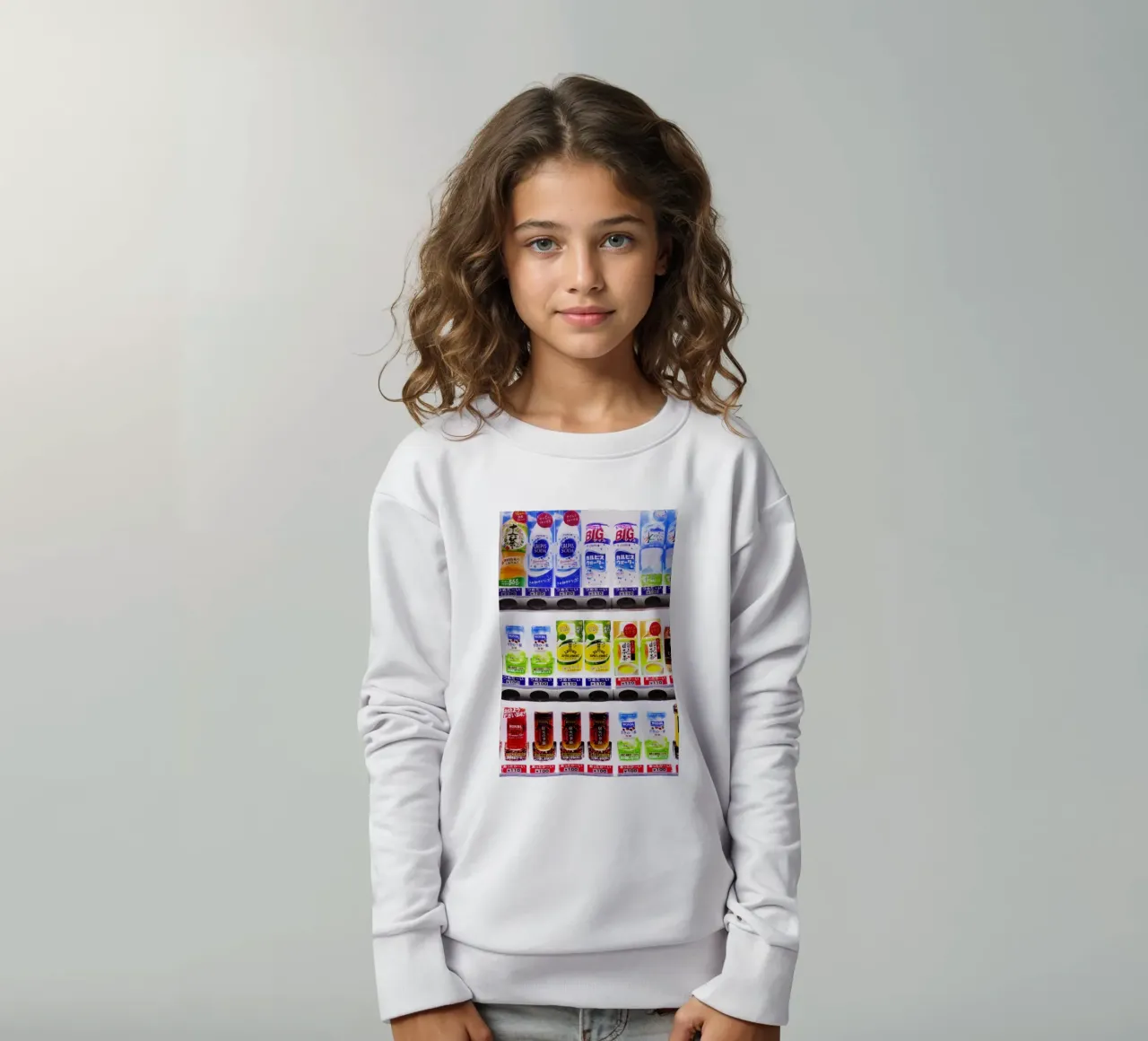 distributore automatico in Giappone felpa bambino da Simon Koy