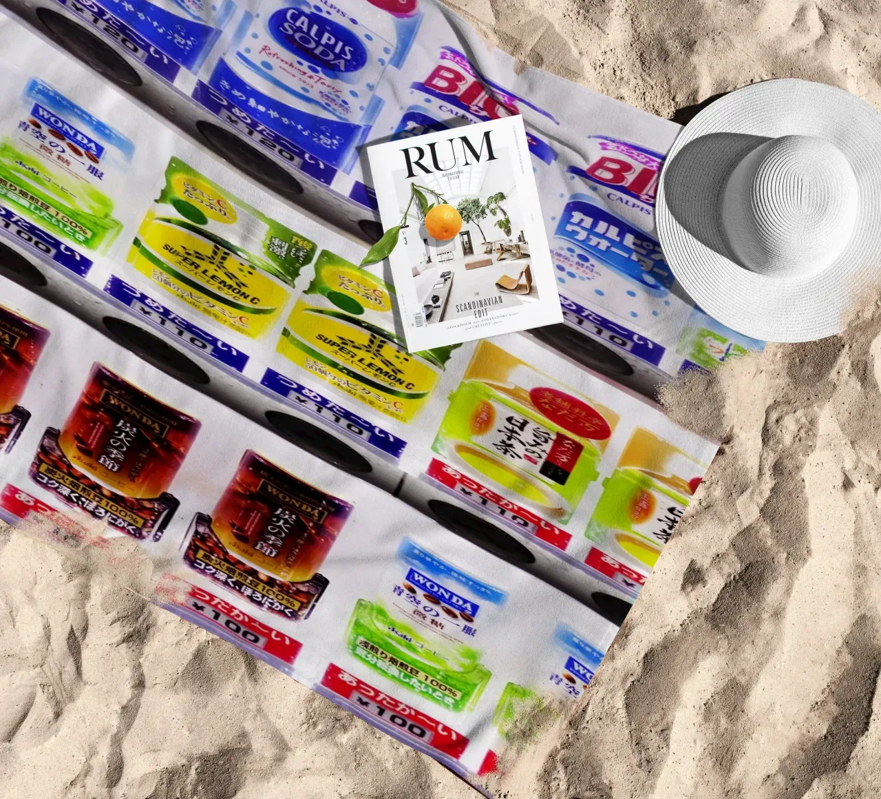 distributore automatico in Giappone telo mare da fotokunst