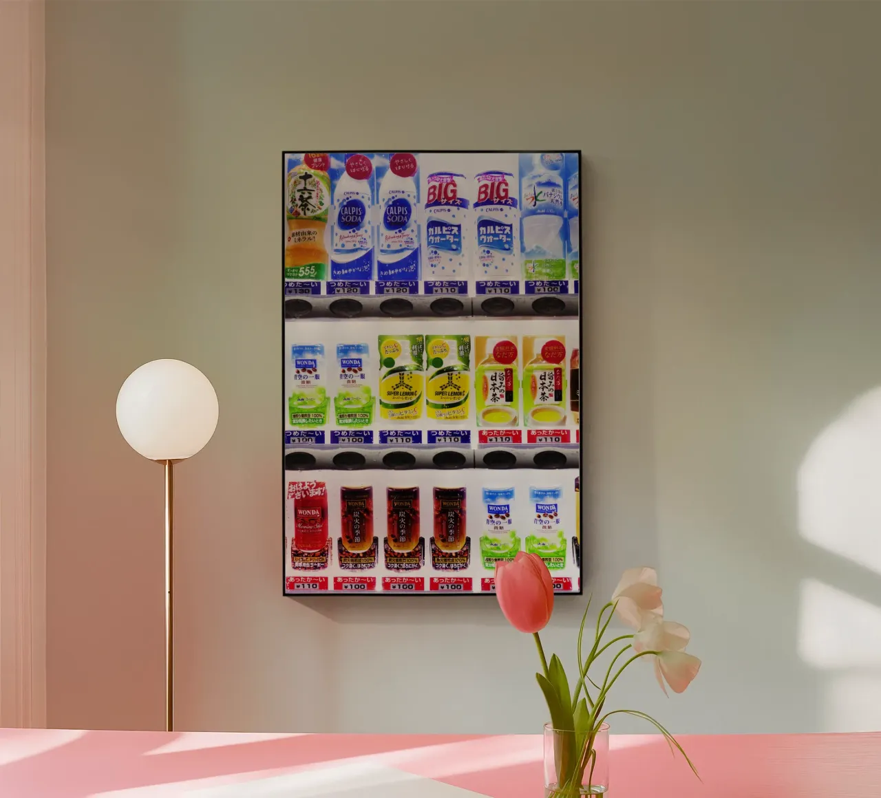 distributore automatico in Giappone plexiglass da Simon Koy
