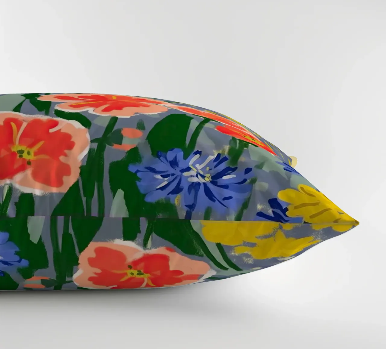 Sunshine Meets the Poppies cuscino da Amelie Rose