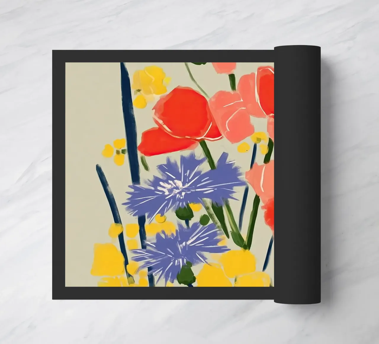Soft Poppies, Cornflower Whisper zerbino da Amelie Rose
