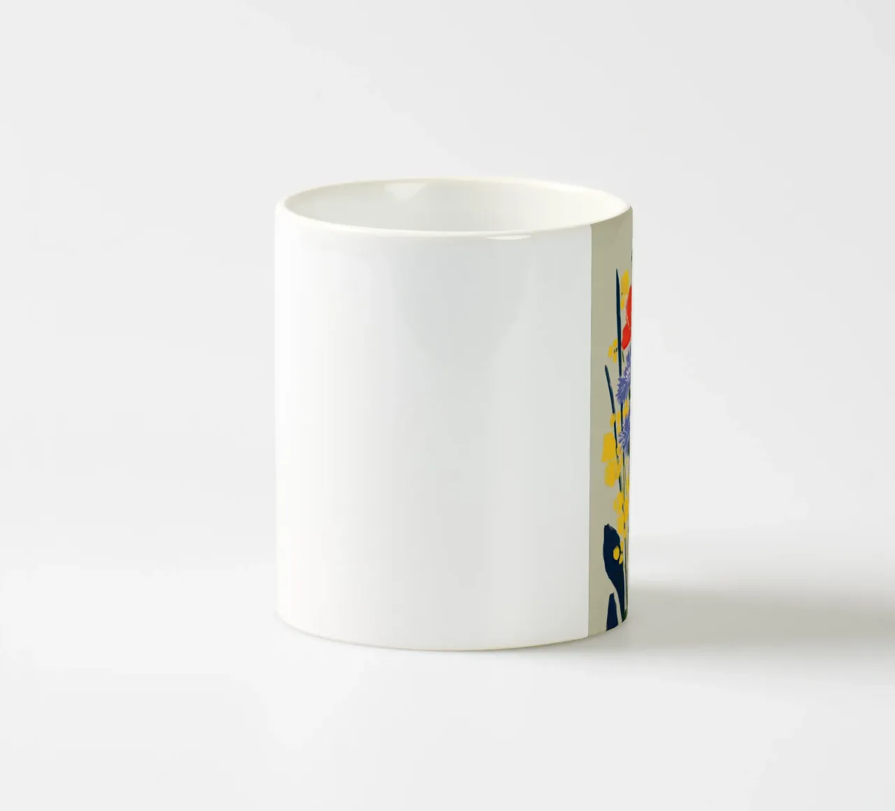 Soft Poppies, Cornflower Whisper tazza in ceramica da Amelie Rose