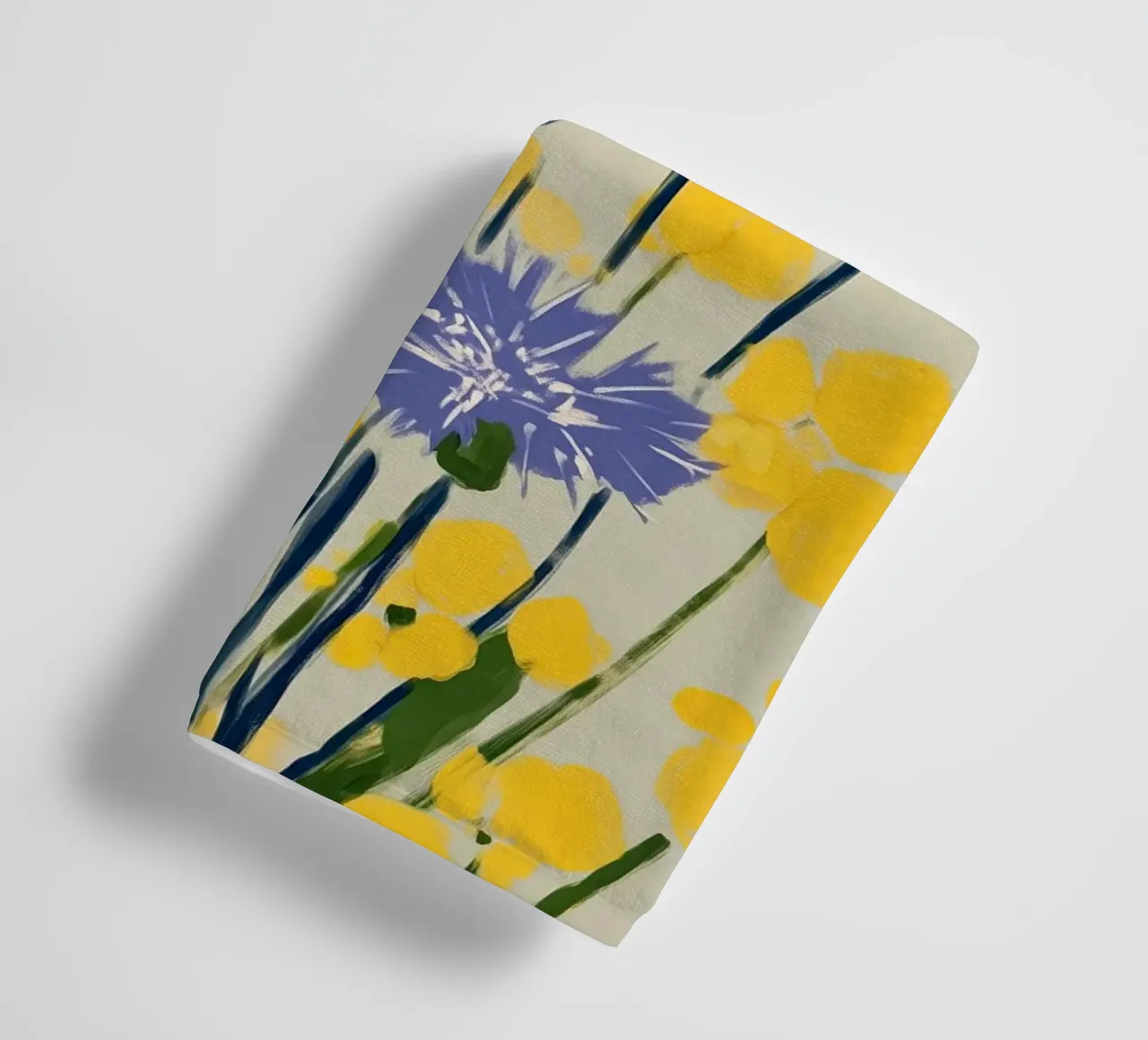 Soft Poppies, Cornflower Whisper asciugamano da bagno da Amelie Rose