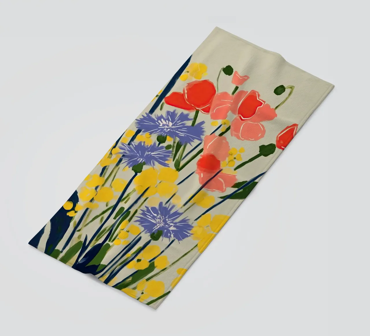 Soft Poppies, Cornflower Whisper telo mare da Amelie Rose