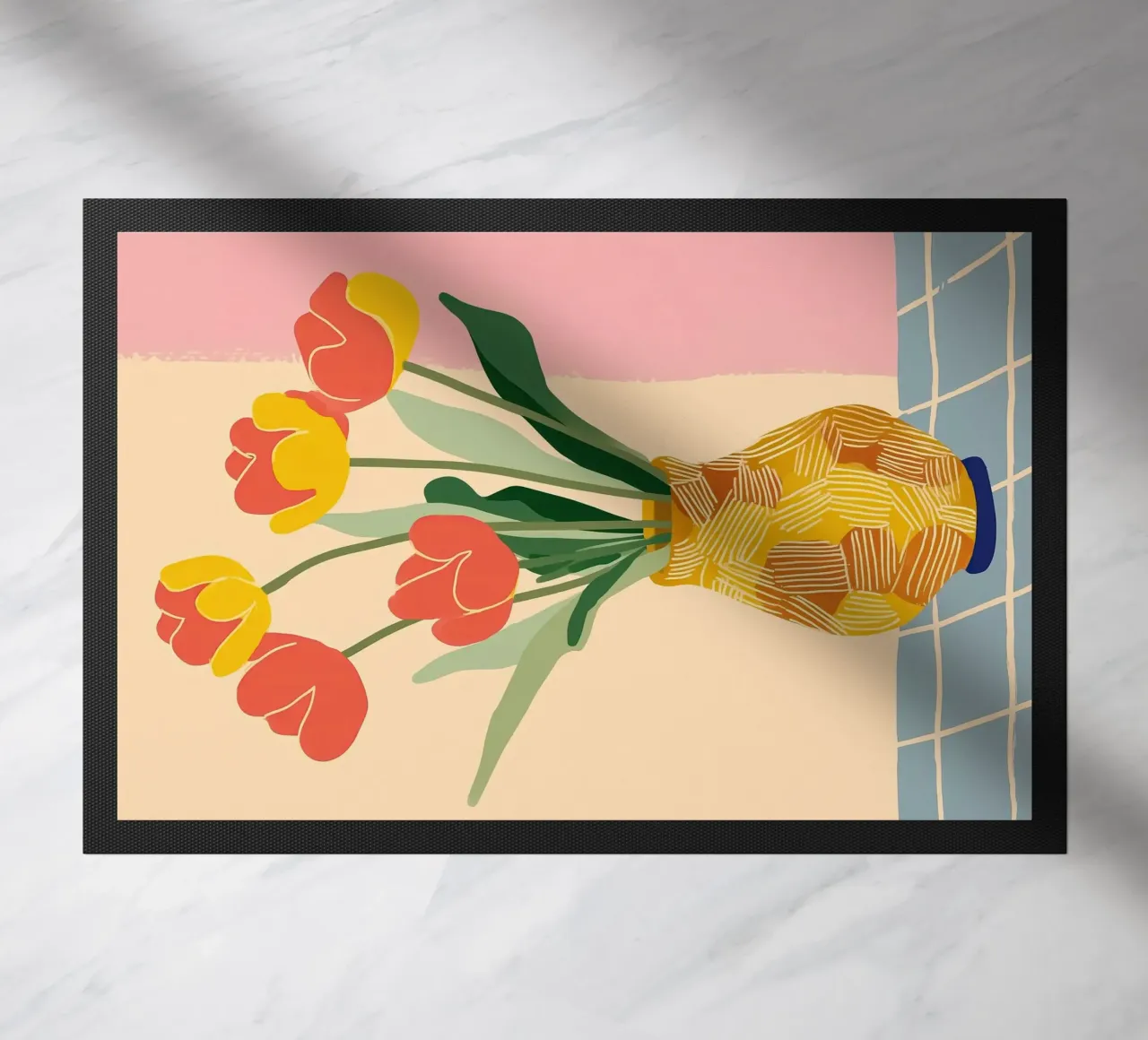 Sunny Tulips on the Table zerbino da Amelie Rose