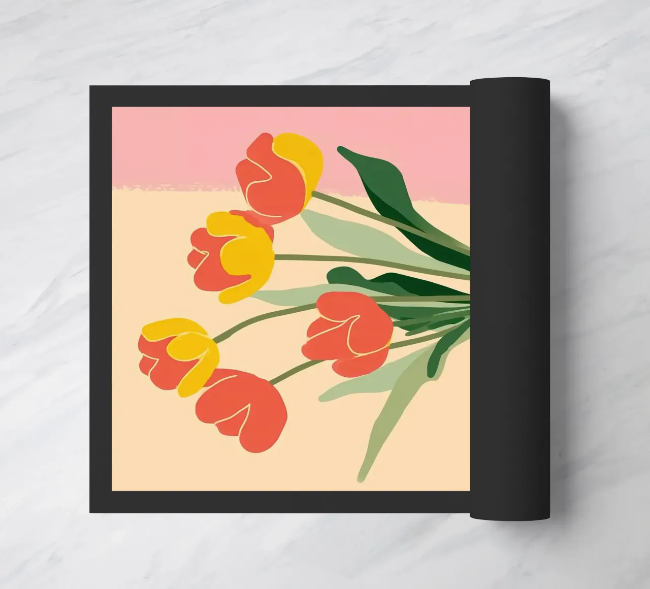 Sunny Tulips on the Table zerbino da Amelie Rose