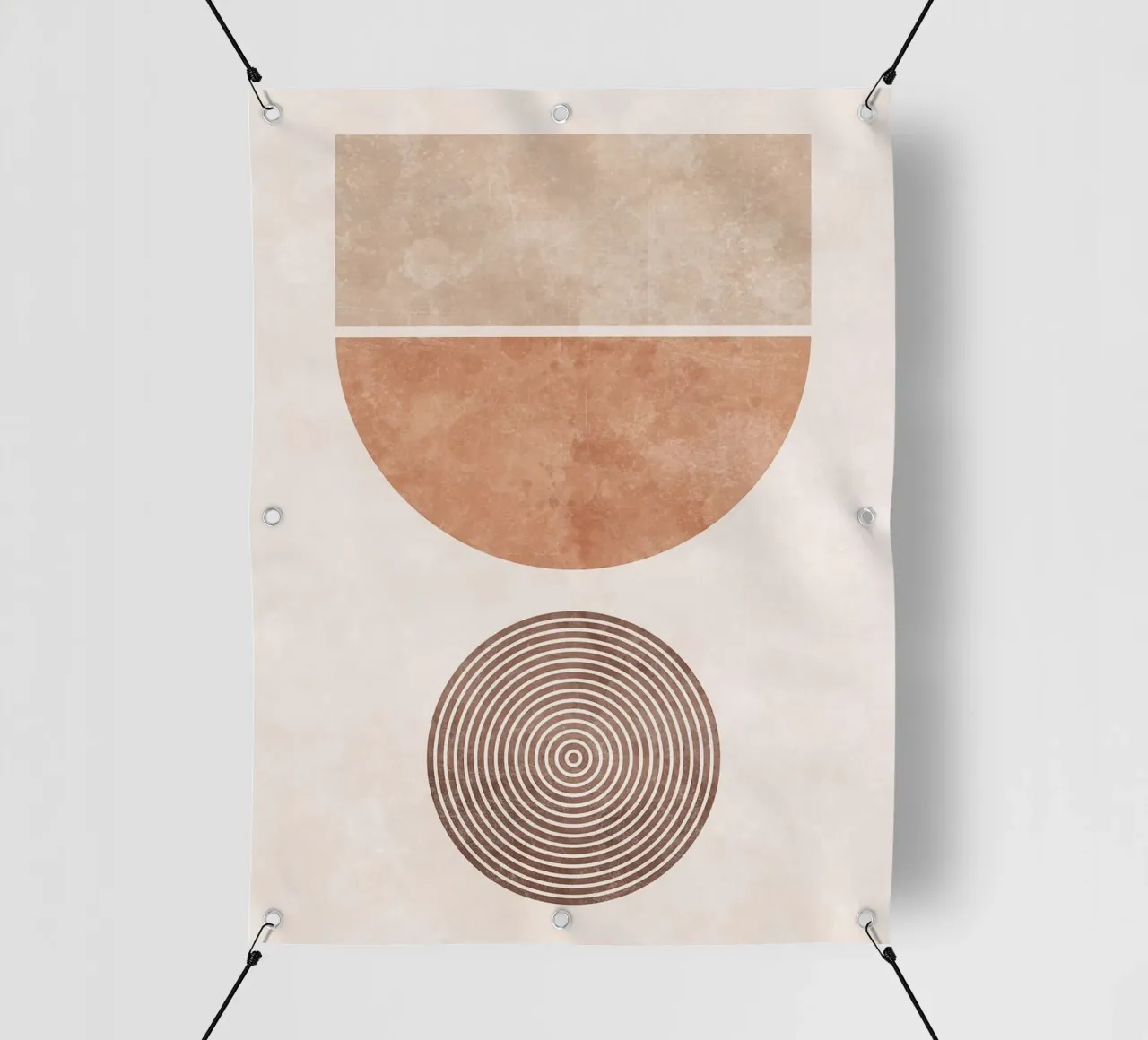 Forme geometriche astratte III di TAlex telo in pvc da Courtney
