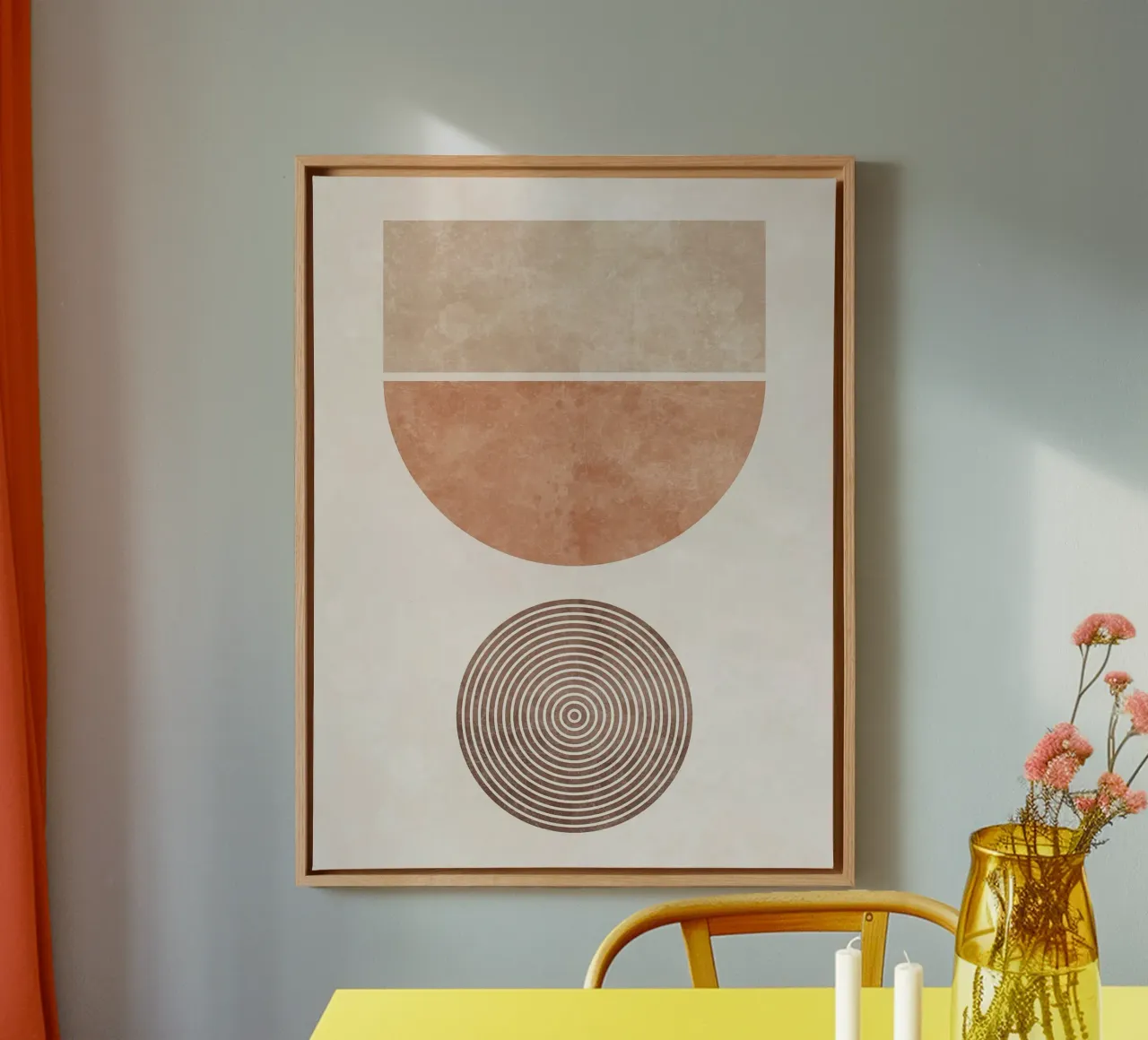Forme geometriche astratte III di TAlex tela da Courtney