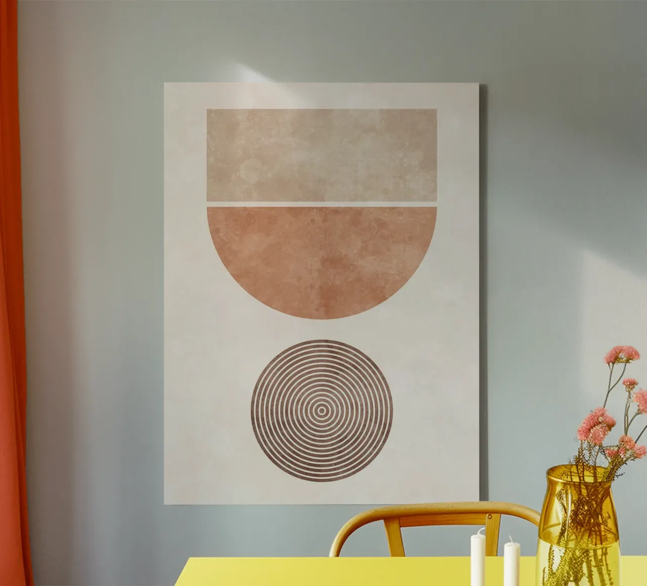 Forme geometriche astratte III di TAlex tela da Courtney