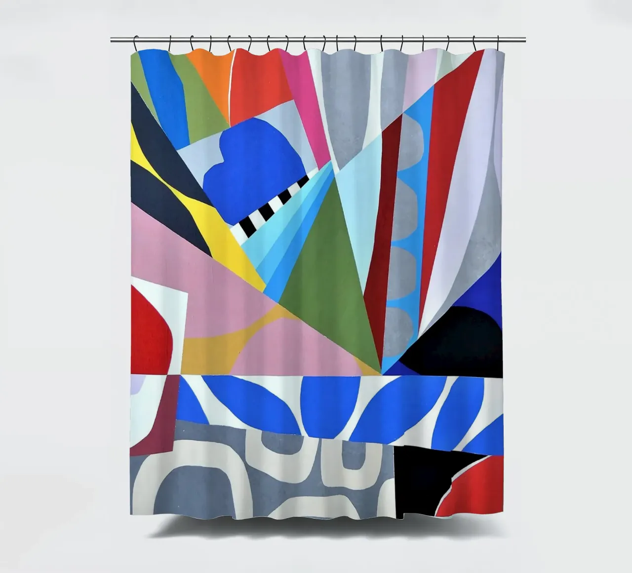Forme geometriche astratte tenda da doccia da Courtney