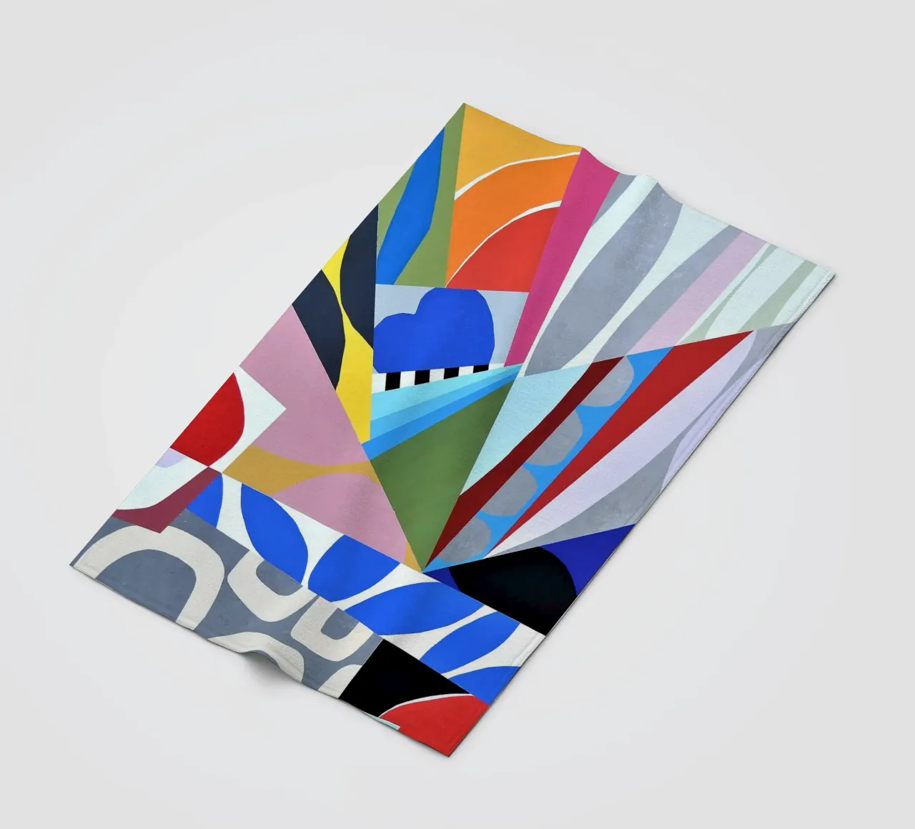Forme geometriche astratte coperta in pile da Courtney