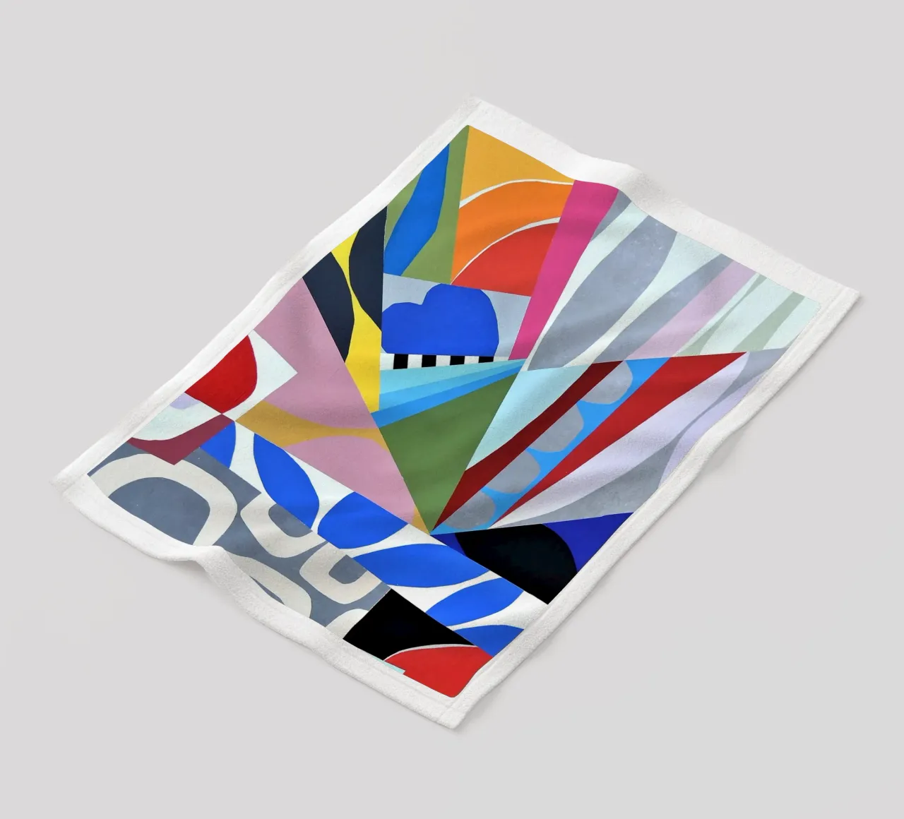 Forme geometriche astratte coperta in pile da Courtney
