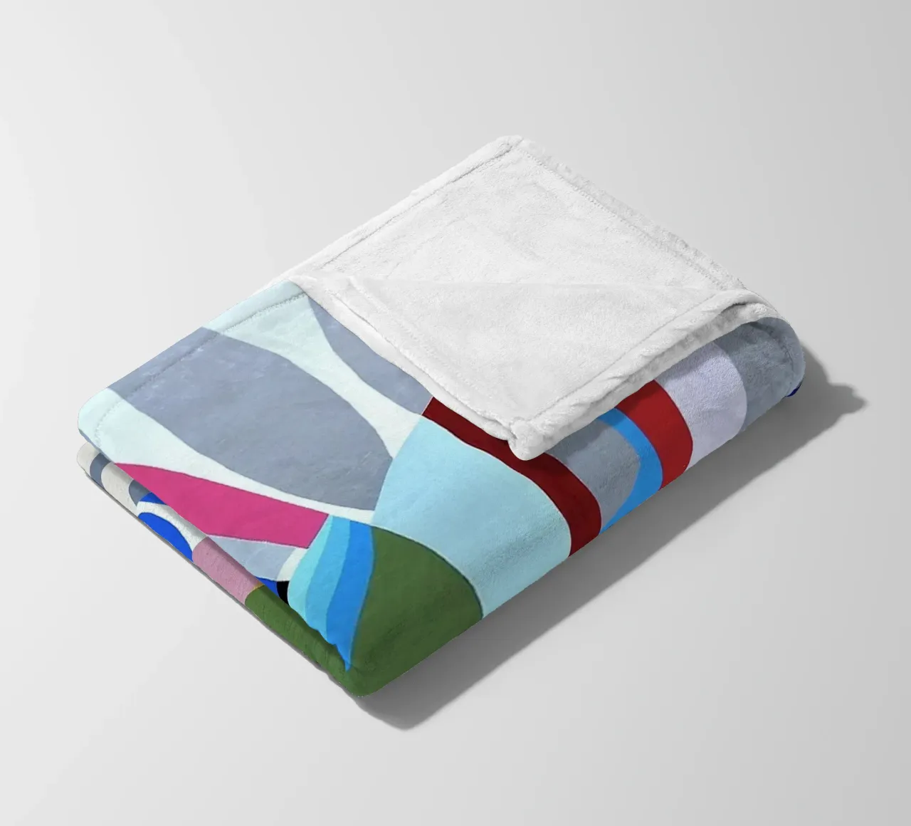 Forme geometriche astratte coperta in pile da Courtney