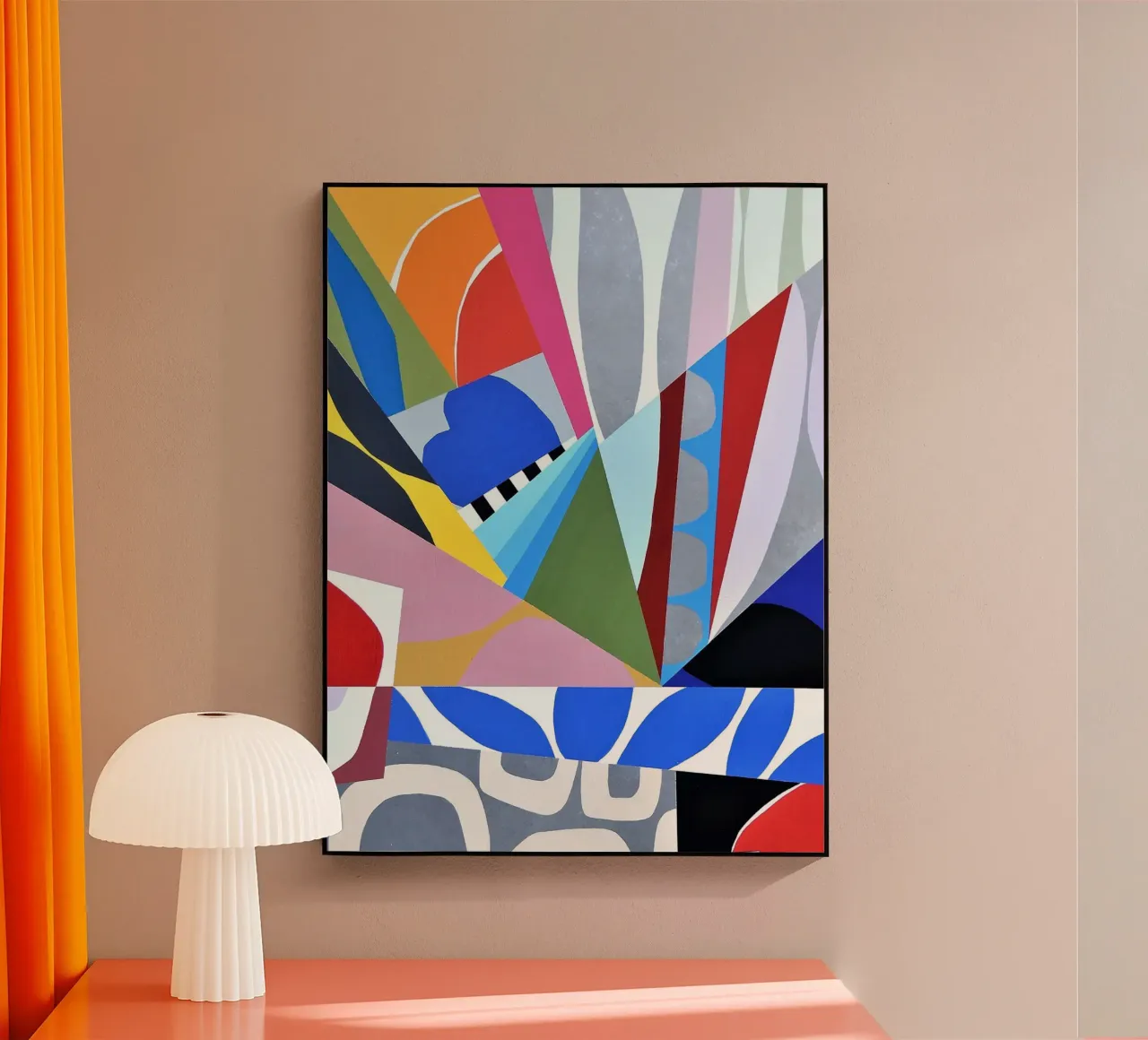 Forme geometriche astratte plexiglass da Courtney