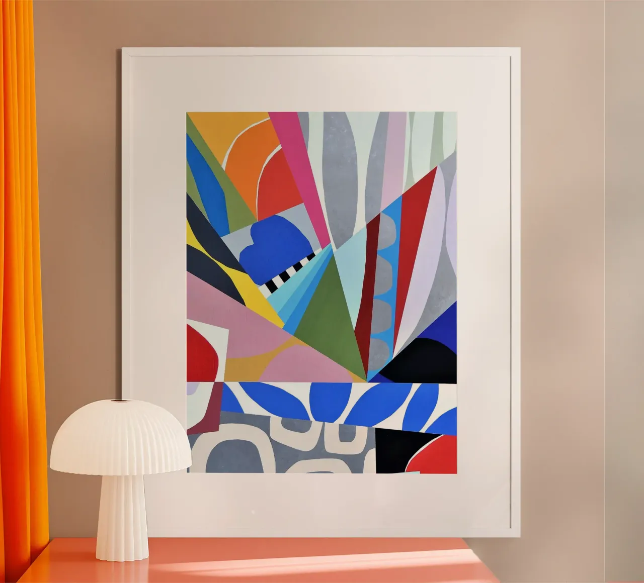 Forme geometriche astratte carta hahnemühle da Courtney