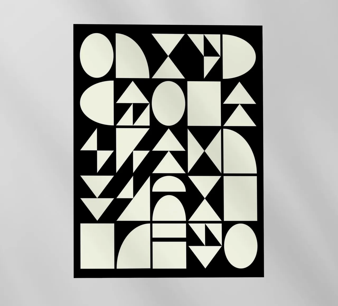 Forme geometriche in bianco e nero pellicola backlit da Courtney
