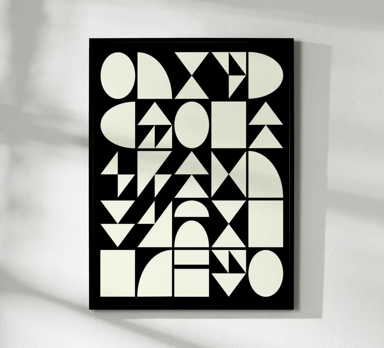 Forme geometriche in bianco e nero carta hahnemühle da Courtney