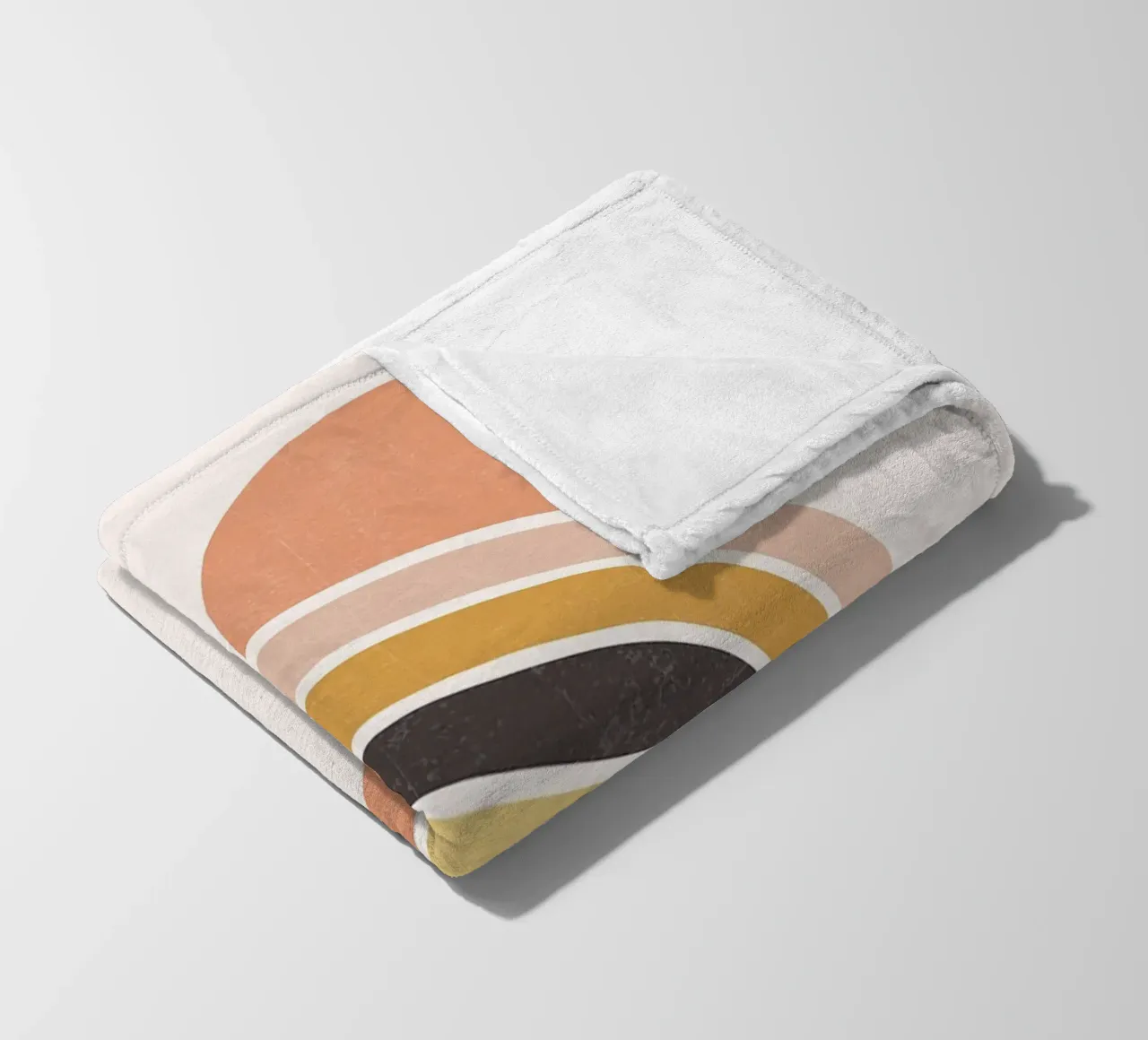 Arcobaleno e sole Boho coperta in pile da Courtney