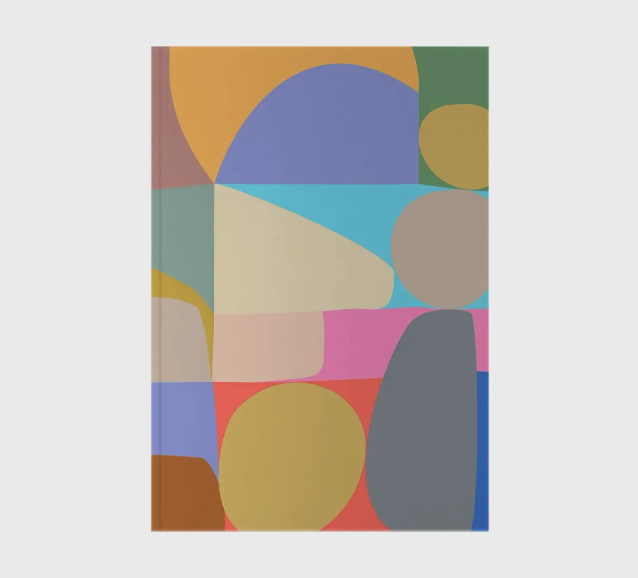 Composizione colorata di forme geometriche astratte diario da Courtney