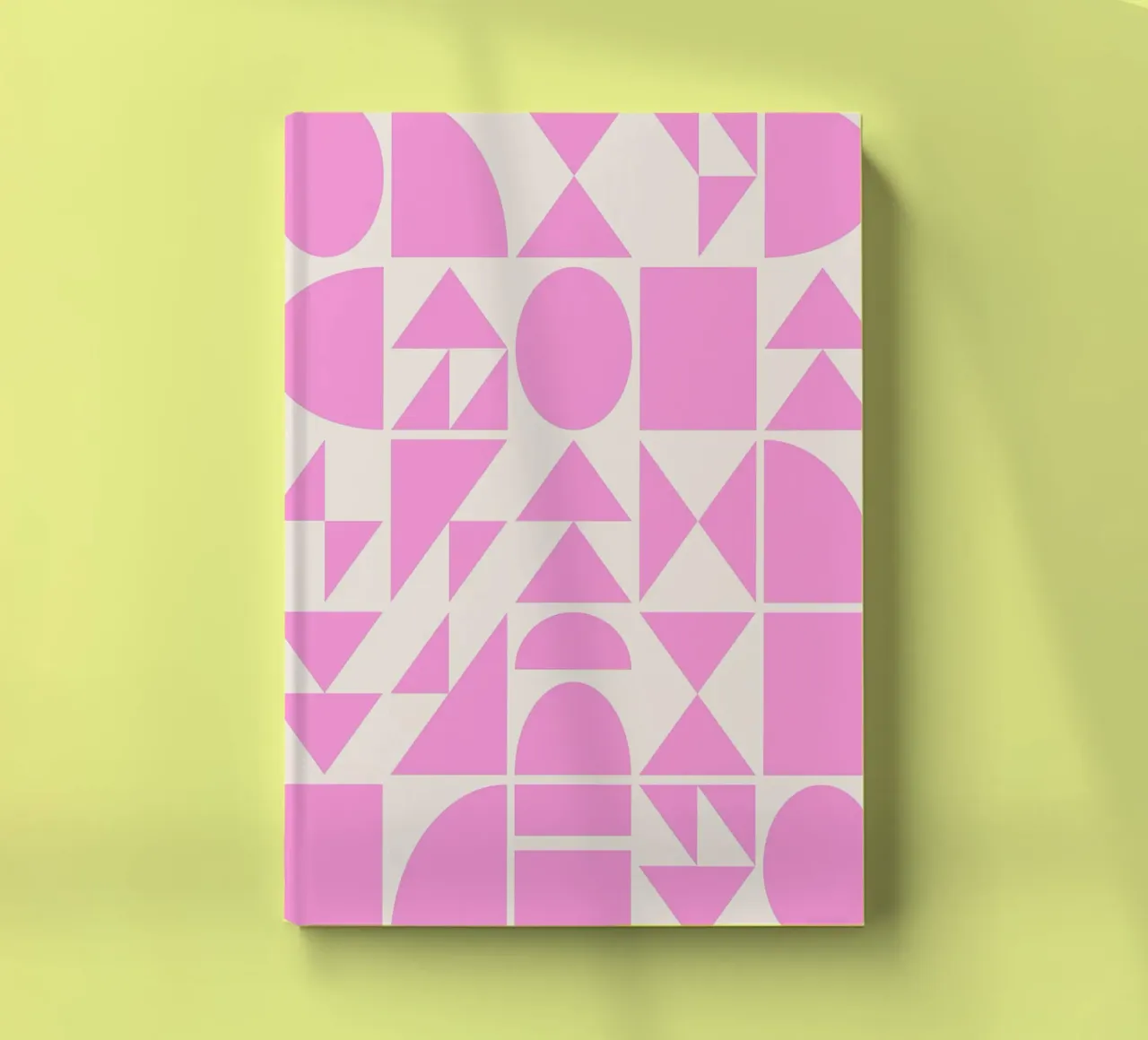 Forme geometriche di metà secolo in rosa diario da Courtney