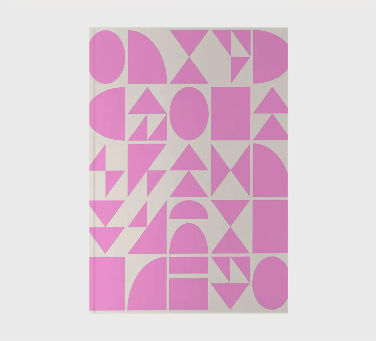 Forme geometriche di metà secolo in rosa diario da Courtney