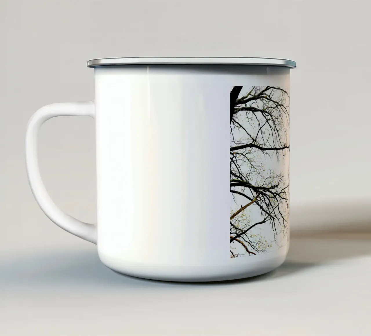 Albero tedesco tazza in smalto da Simon Koy