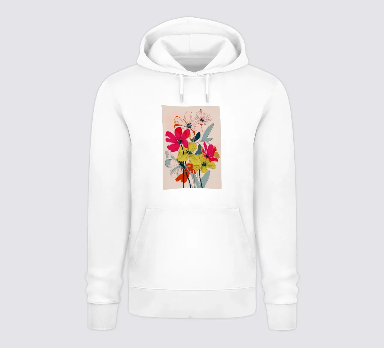 Warm Petals on a Gentle Day felpa con cappuccio da Amelie Rose