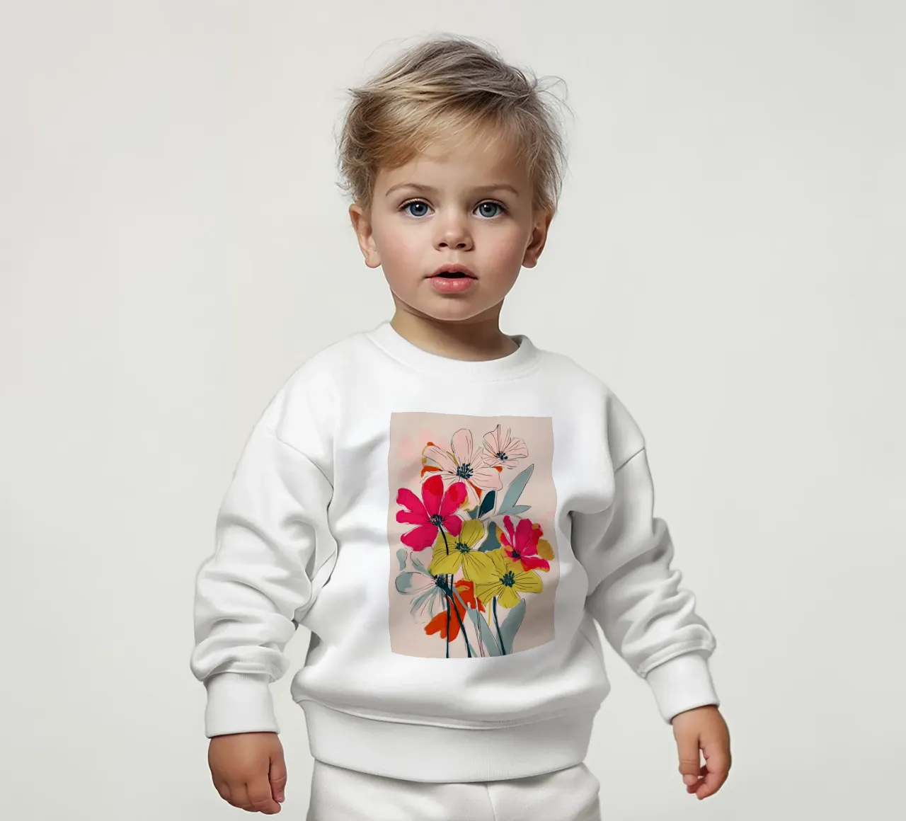 Warm Petals on a Gentle Day felpa neonato da Amelie Rose