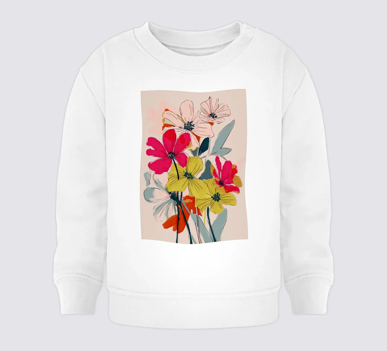 Warm Petals on a Gentle Day felpa neonato da Amelie Rose