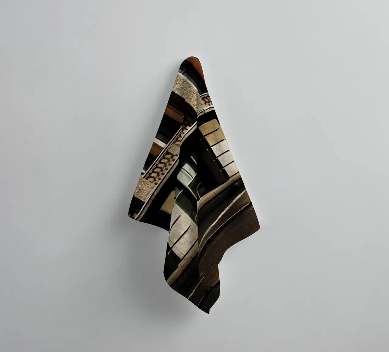Helsinki architectural details towel by Simon Koy